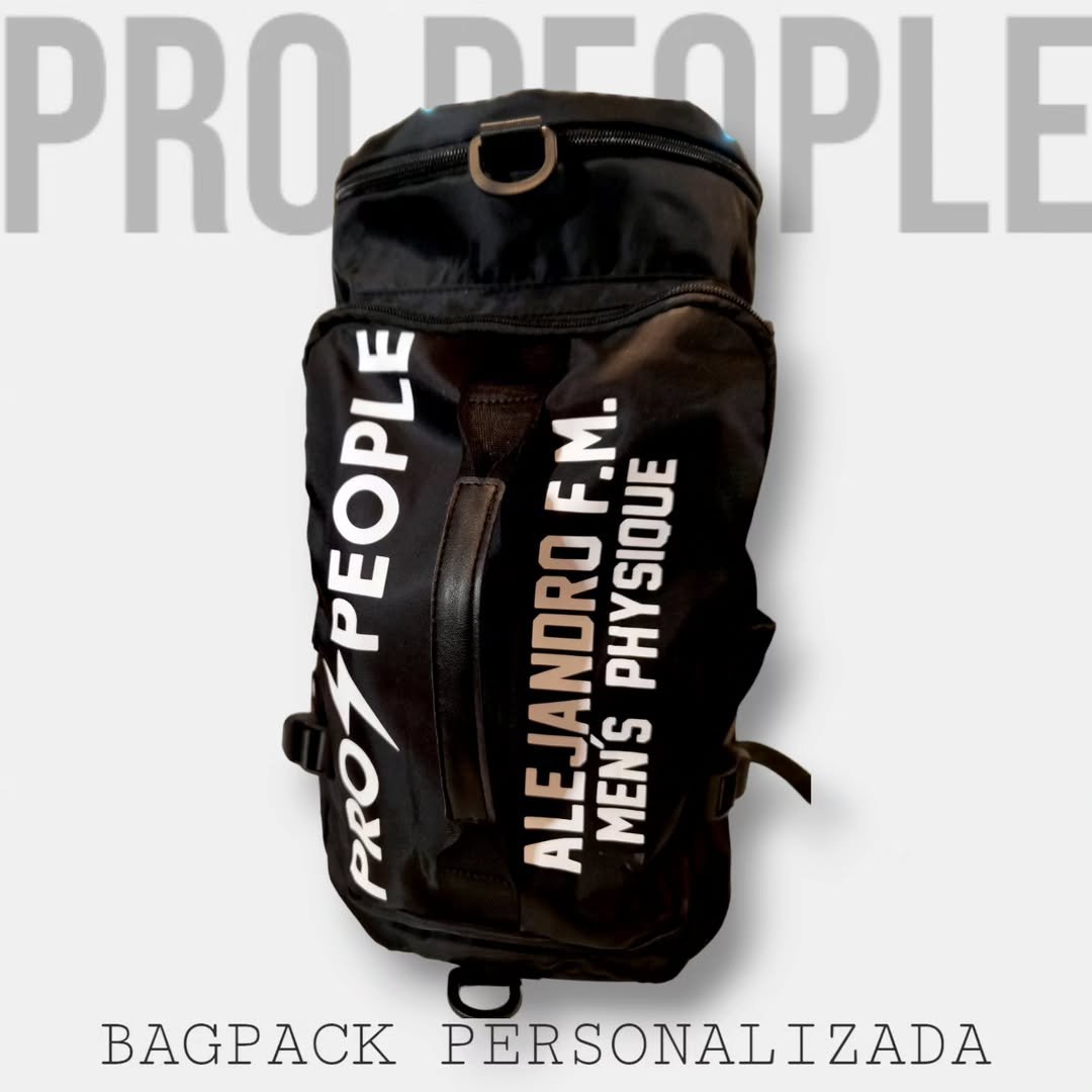 BAGPACK PERSONALIZADA GYM 3 EN 1