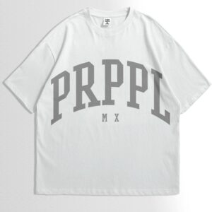OVERSIZED PRPPL BLANCO CON GRIS