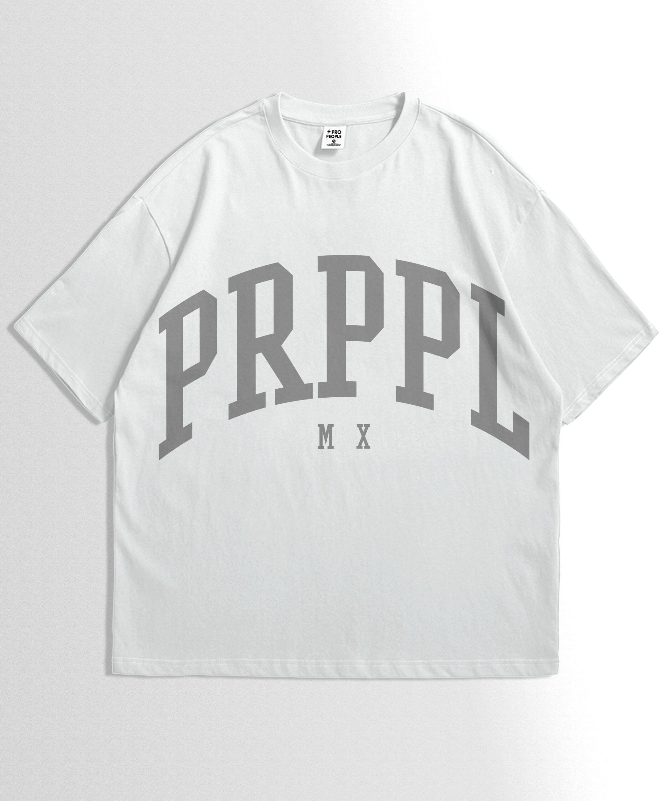 OVERSIZED PRPPL BLANCO CON GRIS