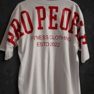 OVERSIZED PRO PEOPLE BLANCO y ROJO