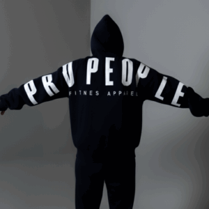 SUDADERA OVERSIZE PP NEGRO