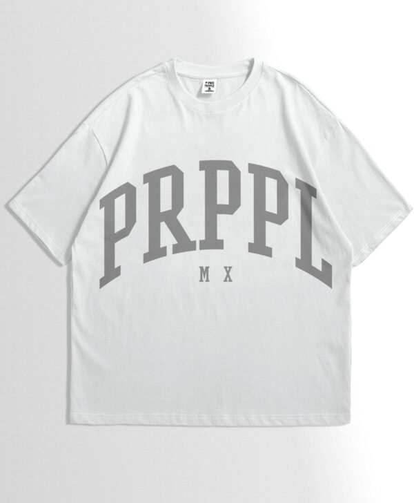 OVERSIZED PRPPL BLANCO CON GRIS
