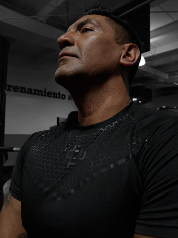 PLAYERA COMPRESIÓN HEX BLACK