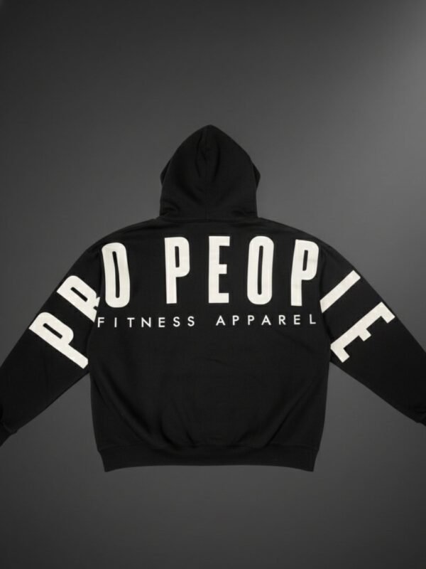 SUDADERA OVERSIZE PP NEGRO