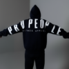 SUDADERA OVERSIZE PP NEGRO